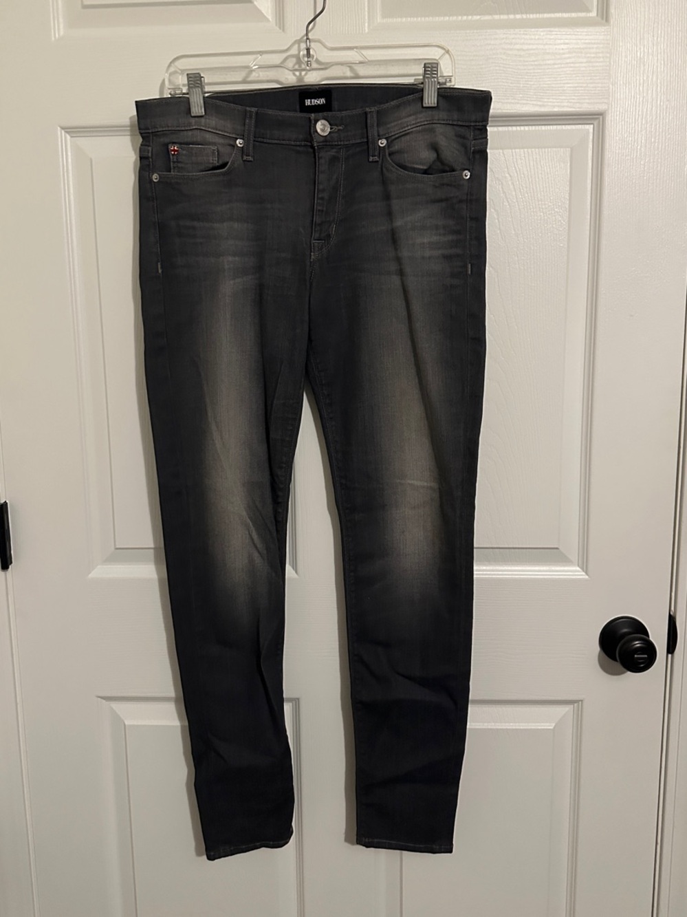 Hudson Jeans Men's Straight Black Wash Jeans